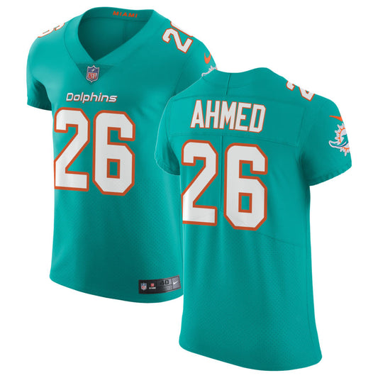 Salvon Ahmed Miami Dolphins Nike Vapor Untouchable Elite Jersey - Aqua