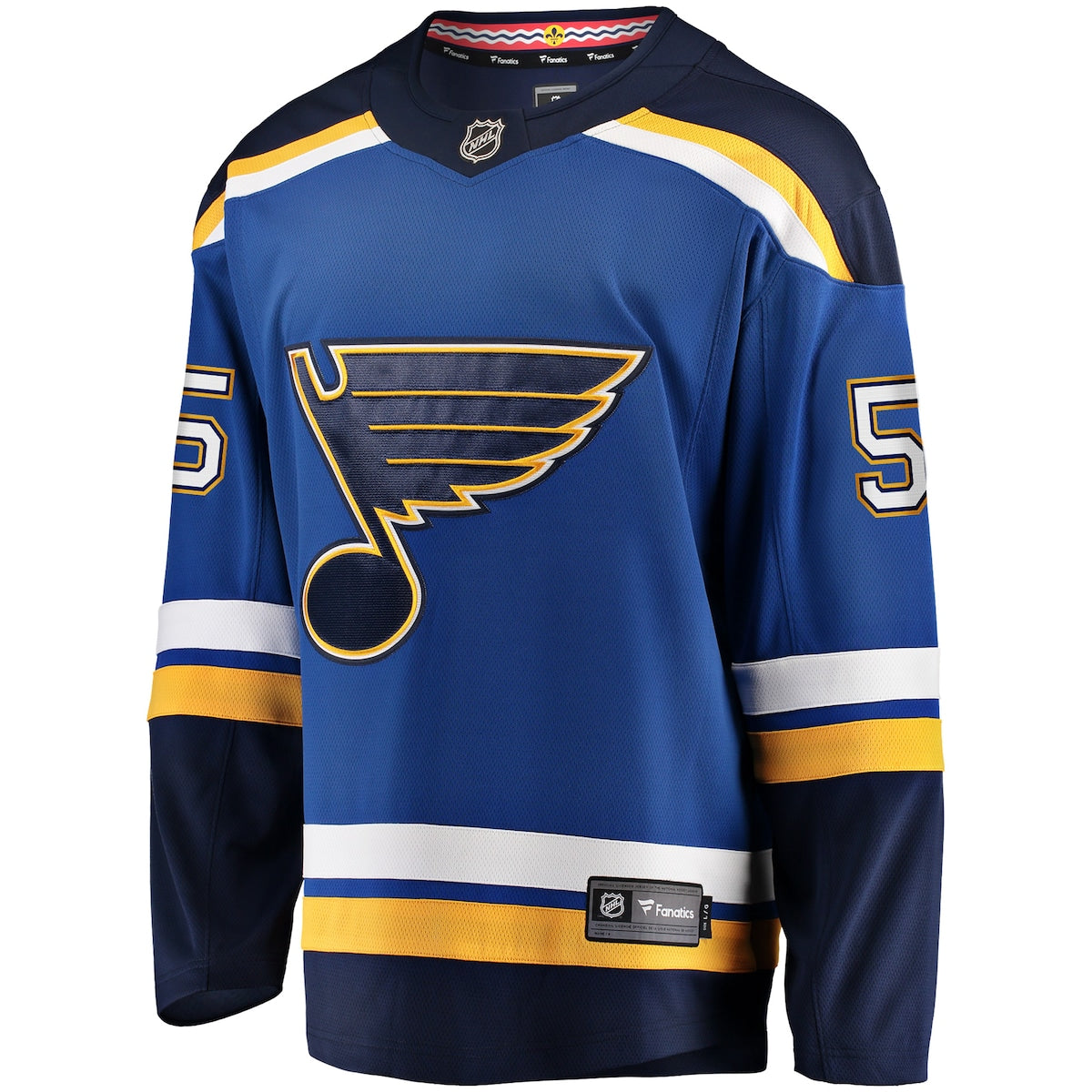 Men's Colton Parayko Fanatics Blues Breakaway Jersey - Blue