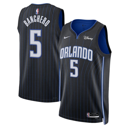 Men's Orlando Magic Paolo Banchero Icon Edition Jersey - Black