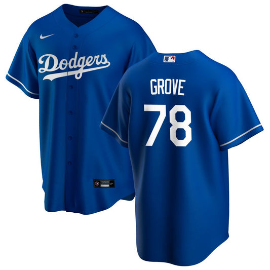 Michael Grove Los Angeles Dodgers Nike Alternate Replica Jersey - Royal