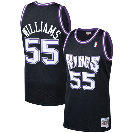 Men's Jason Williams Mitchell & Ness Kings Swingman Jersey - Black