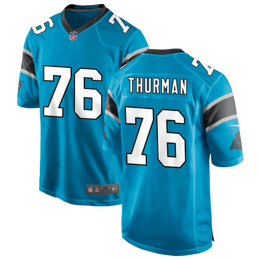 Nick Thurman Carolina Panthers Nike Alternate Game Jersey - Blue