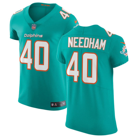 Nik Needham Miami Dolphins Nike Vapor Untouchable Elite Jersey - Aqua