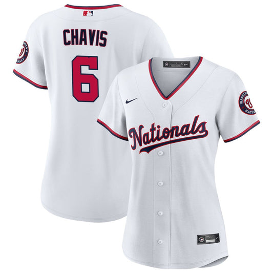 Michael Chavis Washington Nationals Nike Women's Replica Jersey - White