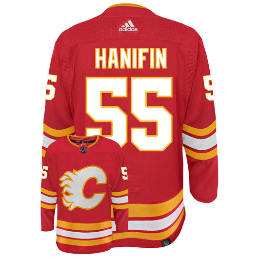 Noah Hanifin Calgary Flames Adidas Primegreen Authentic NHL Hockey Jersey