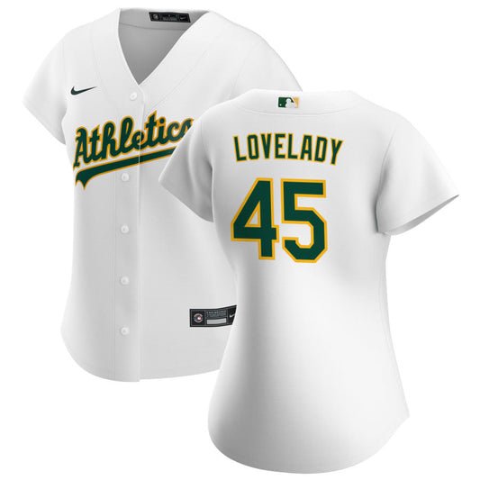 Richard Lovelady Oakland Athletics Nike Women's Home Replica Jersey - White