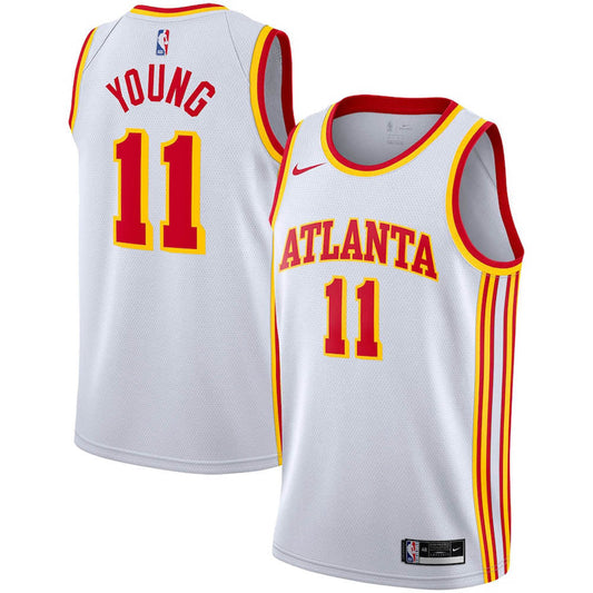 Men's Atlanta Hawks Trae Young Jersey Association Edition - White