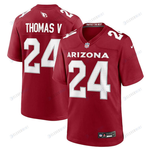 Starling Thomas V 24 Arizona Cardinals Men Team Game Jersey - Cardinal