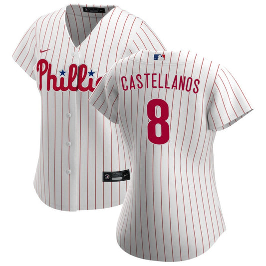 Nick Castellanos Philadelphia Phillies Nike Women's Home Replica Jersey - White