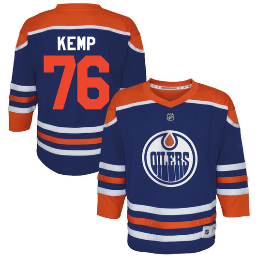 Philip Kemp  Edmonton Oilers Outerstuff Preschool Home Replica Jersey - Royal