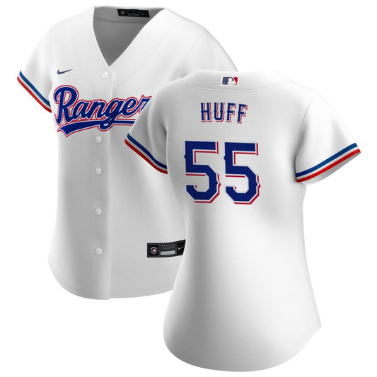 Sam Huff Texas Rangers Nike Women's Home Replica Jersey - White