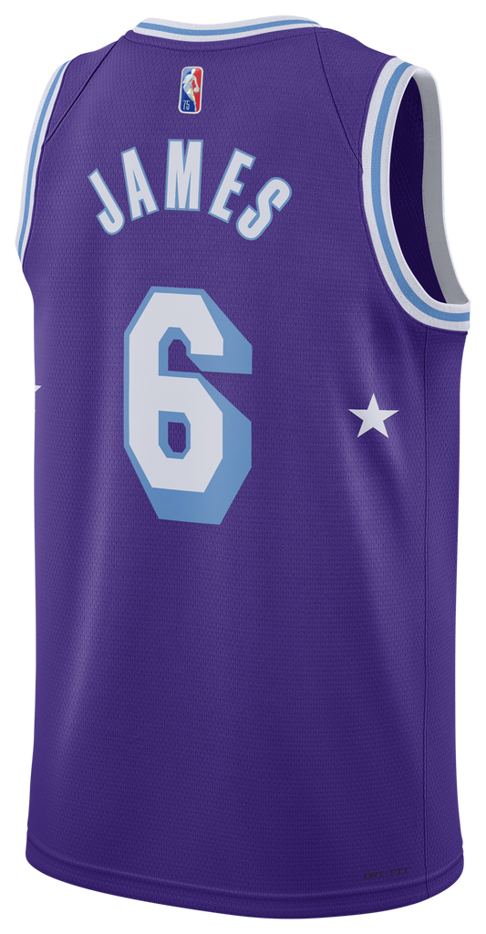 Men's James Lebron Nike Lakers Swingman Jersey - Purple