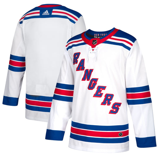 New York Rangers adidas Away Authentic Blank Jersey - White