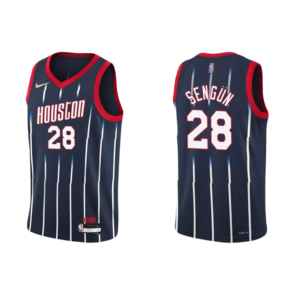 Men's Houston Rockets Alperen Sengun City Edition Jersey - Navy