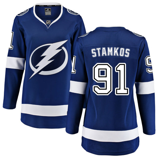 Steven Stamkos Tampa Bay Lightning Fanatics Branded Women's Home Breakaway Jersey - Blue