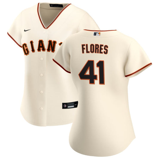 Wilmer Flores San Francisco Giants Nike Women's Home Replica Jersey - Cream