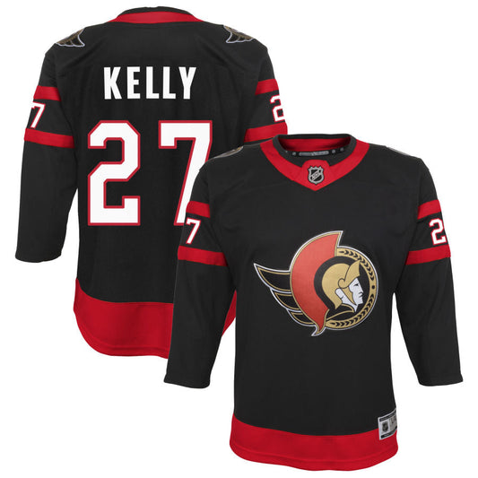 Parker Kelly Ottawa Senators Youth Home Premier Jersey - Black