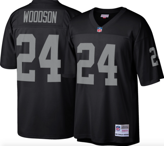 Mitchell & Ness Men's Oakland Raiders Charles Woodson Black 1998 Home Jersey