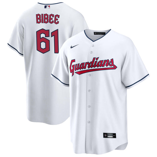 Tanner Bibee Cleveland Guardians Nike Youth Replica Jersey - White