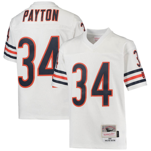 Youth Chicago Bears Walter Payton Mitchell & Ness White 1985 Retired Player Legacy Jersey