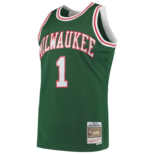 Men's Oscar Robertson Mitchell & Ness Bucks Swingman Jersey - Green