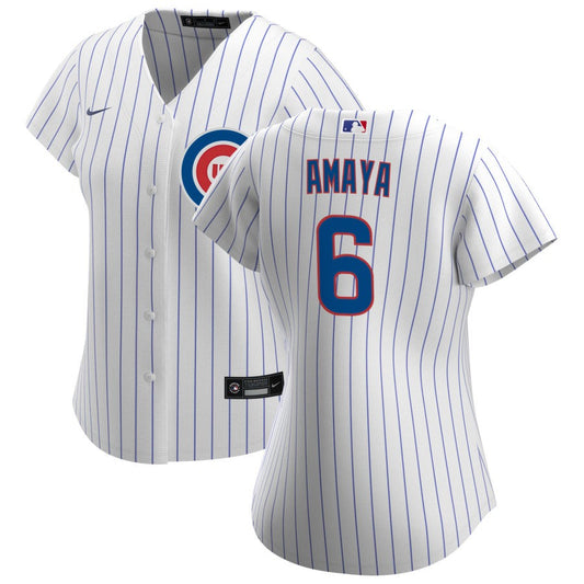 Miguel Amaya Chicago Cubs Nike Women's Home Replica Jersey - White