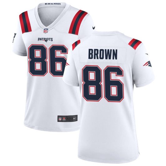 Pharaoh Brown Nike New England Patriots Women's Game Jersey - White