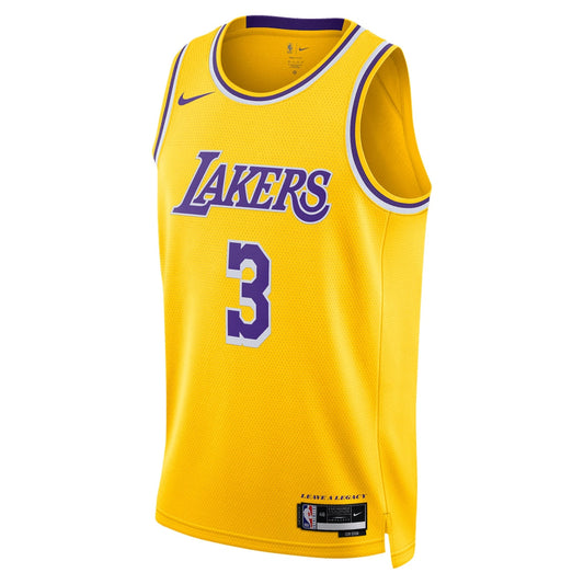 Men's Anthony Davis Nike Lakers 2022/23 Swingman Jersey Icon Edition - Gold