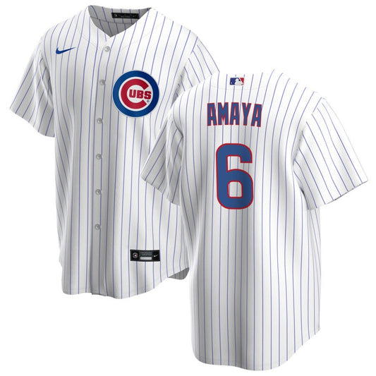 Miguel Amaya Chicago Cubs Nike Home Replica Jersey - White