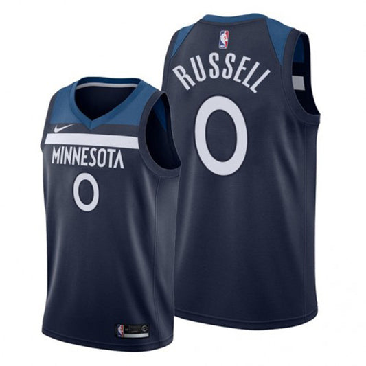 Mens Minnesota Timberwolves D'Angelo Russell Icon Jersey Navy