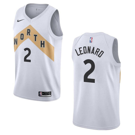 Men's Toronto Raptors Kawhi Leonard City Edition Jersey - White