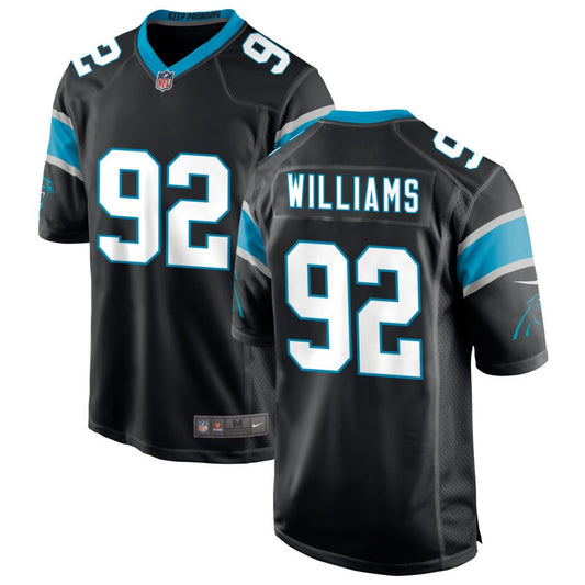 Raequan Williams Carolina Panthers Nike Game Jersey - Black