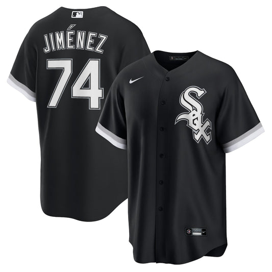 Men's Eloy Jimenez Nike White Sox Replica Player Jersey - Black