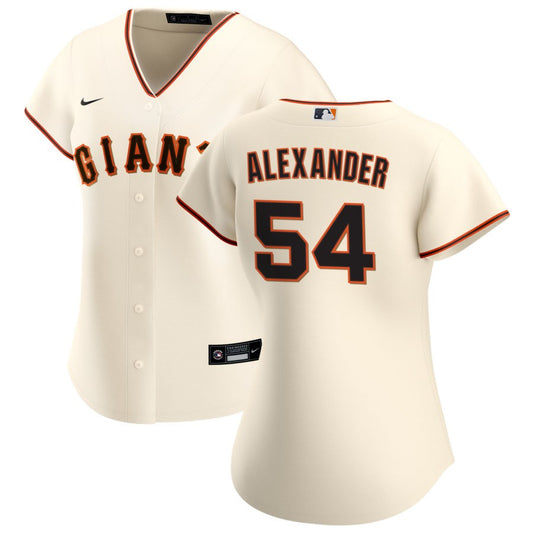 Scott Alexander San Francisco Giants Nike Women's Home Replica Jersey - Cream