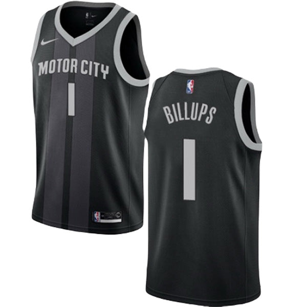 Men's Detroit Pistons Chauncey Billups City Edition Jersey - Black