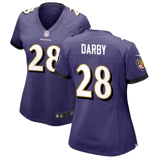 Ronald Darby Baltimore Ravens Nike Women's Game Jersey - Purple