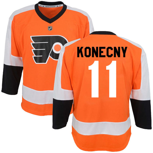 Travis Konecny Philadelphia Flyers Preschool Home Replica Jersey - Orange