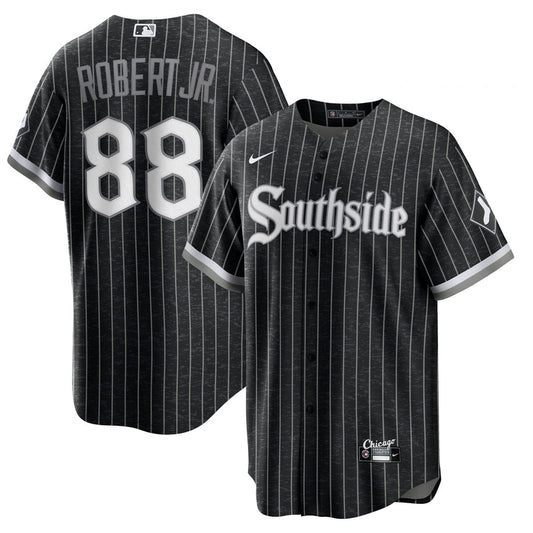 Men's Luis Robert Jr. Chicago White Sox Black City Connect Replica Jersey