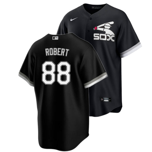 Men's Luis Robert Chicago White Sox Black Alternate Spring Training Premium Replica Jersey