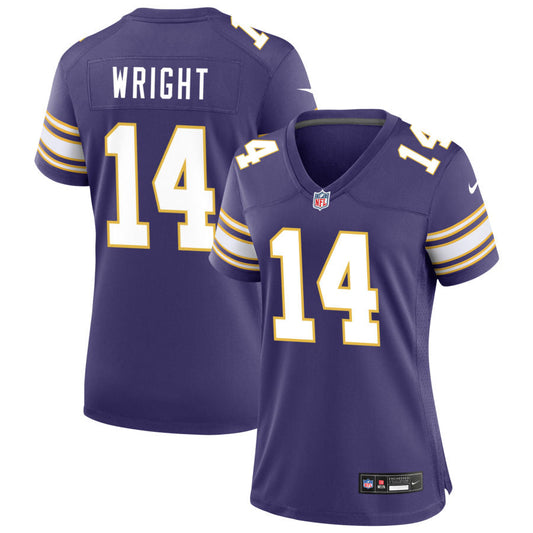 Ryan Wright Minnesota Vikings Nike Women's Classic Game Jersey - Purple