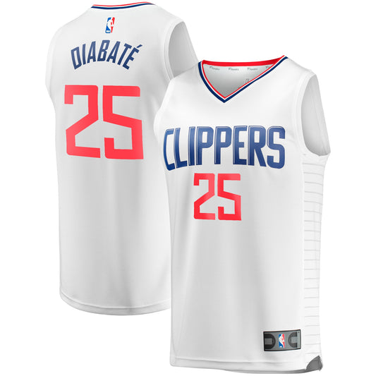 Moussa Diabat?? LA Clippers Fanatics Branded Fast Break Player Jersey - Association Edition - White