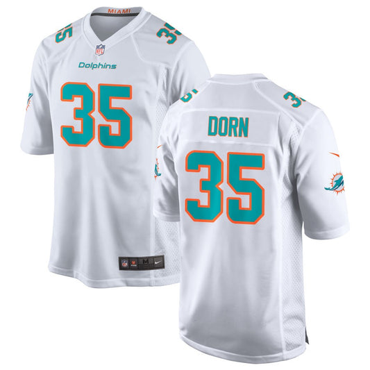 Myles Dorn Miami Dolphins Nike Game Jersey - White