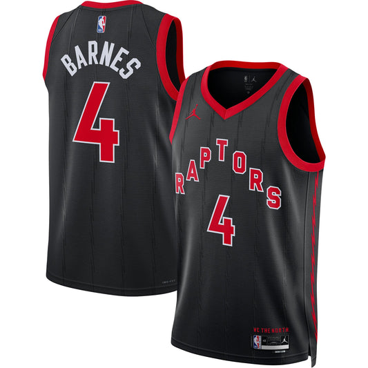 Scottie Barnes Toronto Raptors Jordan Brand Unisex Swingman Jersey - Statement Edition - Black