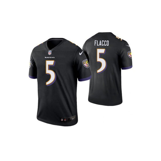 Men's Baltimore Ravens Joe Flacco Legend Jersey - Black