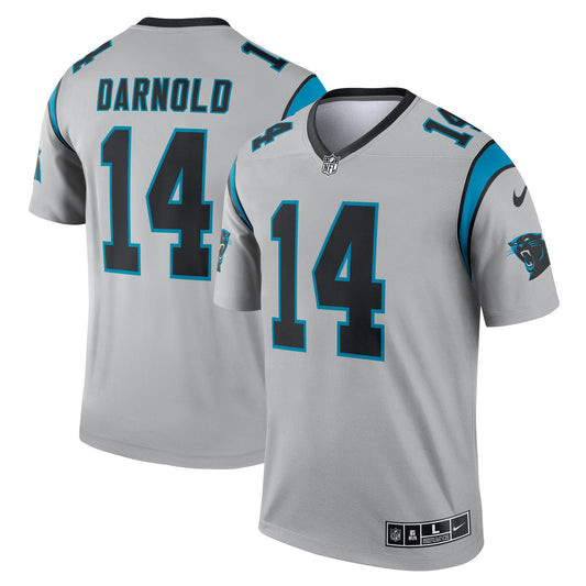 Sam Darnold Carolina Panthers Nike Inverted Legend Jersey - Silver