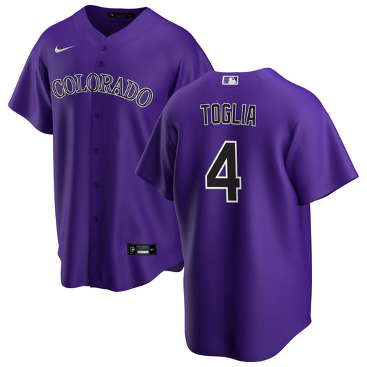 Michael Toglia Colorado Rockies Nike Alternate Replica Jersey - Purple