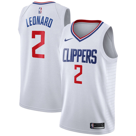 Mens Los Angeles Clippers Kawhi Leonard Association Jersey White