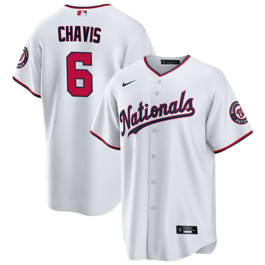 Michael Chavis Washington Nationals Nike Replica Jersey - White