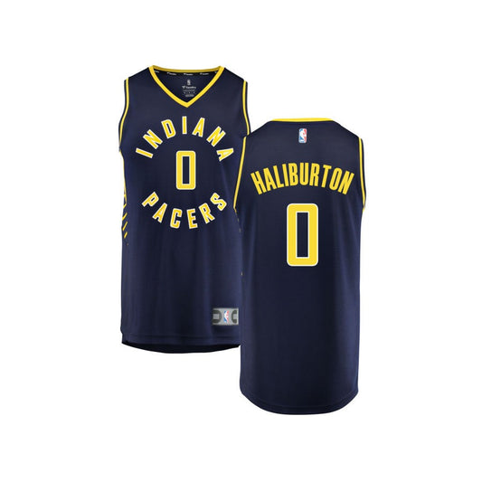 Tyrese Haliburton Indiana Pacers Fanatics Branded Youth Fast Break Replica Jersey Navy - Icon Edition