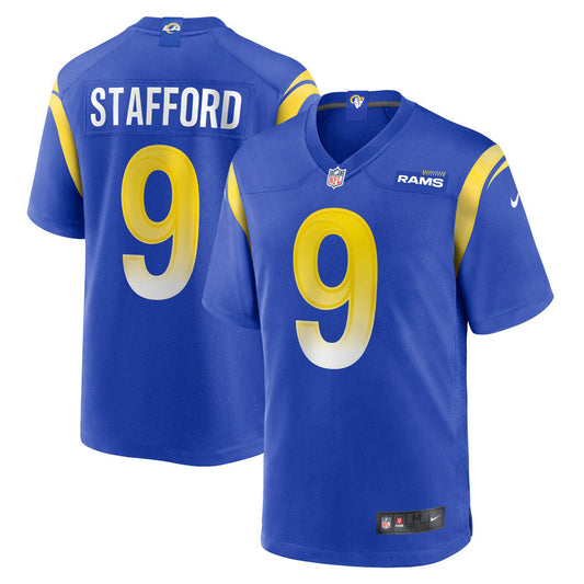 Men's Los Angeles Rams Matthew Stafford Player Game Jersey Royal